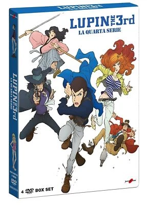 4 Dvd LUPIN THE 3rd THIRD LA QUARTA SERIE Box Set collezione completa nuovo - Immagine 1 di 2