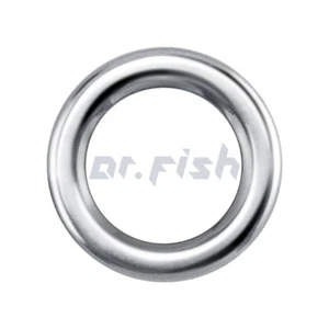 Anillos sólidos de pesca de acero inoxidable 100 un. para anzuelos de asistencia bagre atún - Imagen 1 de 24