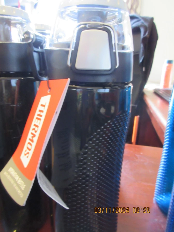 Thermos 24 Ounce  Hydration Bottle with Intake Meter - Black - Image 1 of 1