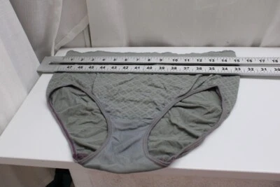 Calzoncillo geométrico gris L vintage para mujer poliéster/algodón Foto 1 de 4