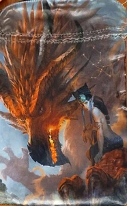 NEW! SATIN STAR DRAGON TAROT CARD & RUNES BAG 6" X 9" & FOR TRINKETS & KEEPSAKES - Picture 1 of 3