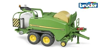 John Deere C441R Round Baler with Wrapper- Bruder 02032 Scale 1:16 NEW RELEASE - Image 1 of 2