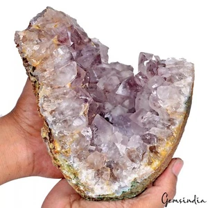 Huge 2.5 Kilo Natural Untreated Amethyst Druzy Geode Specimen Raw Mineral Gems - Picture 1 of 10