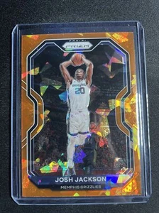 2020-21 Panini Prizm Basketball JOSH JACKSON #106 Orange Cracked Ice Grizzlies - Picture 1 of 2