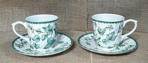 International Tableworks Ivy Vine tazza da tè Demitasse tazza piattino set nucleo cottage - Foto 1 di 11