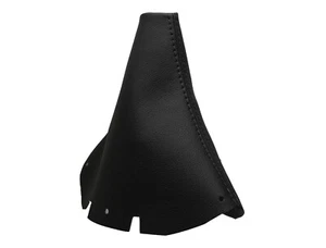 Schwarze Naht passend für Nissan Pathfinder III (2005-2013) Schaltmanschette 100% Leder - Bild 1 von 1