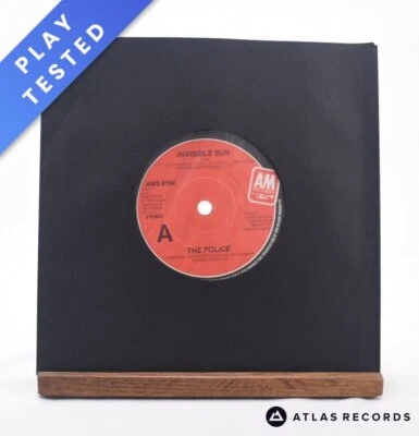 The Police - Invisible Sun - Misprint 7" Vinyl Record - VG+ - Image 1 of 4