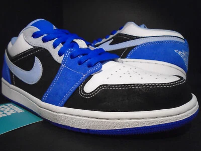 NIKE AIR JORDAN 1 RETRO LOW SE I RACER BLUE BLACK TOE WHITE ROYAL DH0206-400 10 - Image 1 of 4