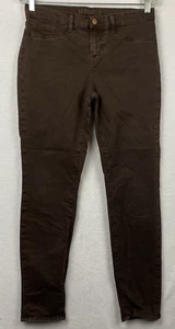 J BRAND Brown Jeans Jeggings Women 30 Skinny Leg Style Suede Measure 31 x 29" - Picture 1 of 7