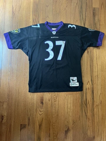 MITCHELL & NESS Deion Sanders Baltimore Ravens 2004 Throwback Jersey NFL Sports Cover