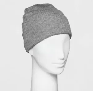 A New Day - Women's Ribbed Cuff Beanie - Gray - OS - NWT - Picture 1 of 1