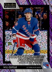 Will Cuylle - 2023-24 O-Pee-Chee Platinum Marquee Rookie Violet Pixels /299 #213 - Picture 1 of 2