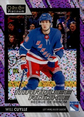 Will Cuylle - 2023-24 O-Pee-Chee Platinum Marquee Rookie Violet Pixels /299 #213 - Image 1 of 2