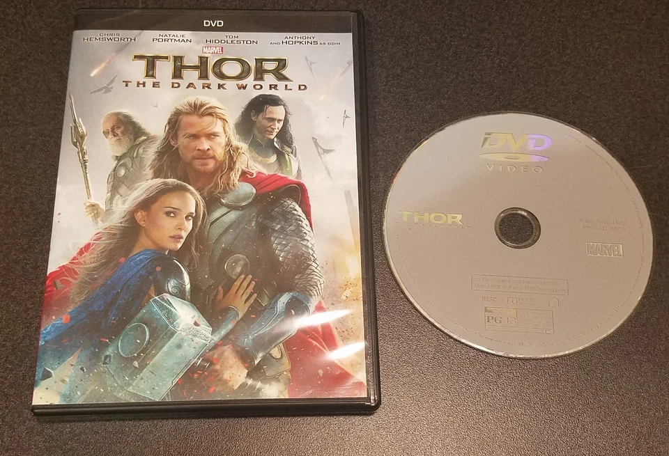 Thor: The Dark World (DVD, 2014) 2 sequel Chris Hemsworth Marvel movie film - Image 1 of 1