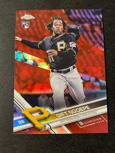 2017 Topps Chrome #HMT48 Gift Ngoepe Rookie RC Orange Refractor /25 Pirates SSP