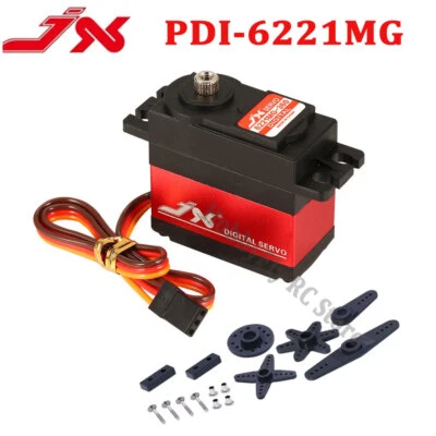 JX Servo PDI-6221MG 4,8-6,0V 20KG Metallgetriebe Digital Servo für RC Auto Boot - Bild 1 von 4