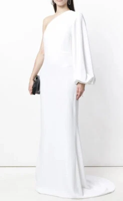 Vestido Stella McCartney Un Hombro Colección SS’18 Marfil 38 IT $3900  Foto 1 de 4