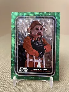 2023 Topps Star Wars Flagship Nien Nunb Green Foilboard Parallel #159/499 #83 - Picture 1 of 2