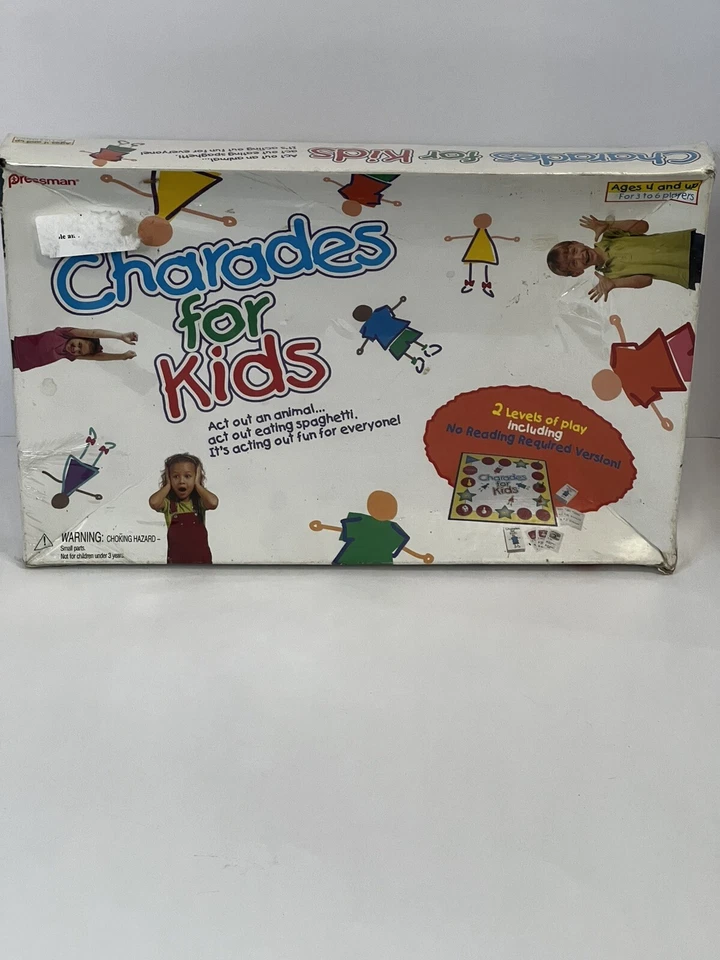 Vintage Charades for Kids by pressman 1999 Complete NIB - Image 1 of 4