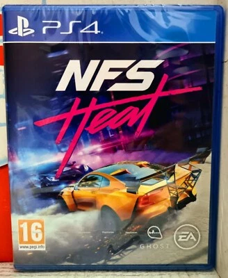 NEED FOR SPEED HEAT PS4 PLAYSTATION 4 RACING GAME UK CON ITALIANO NUOVO - Immagine 1 di 3