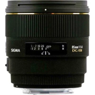Sigma 85mm f/1.4 EX DG HSM Canon Lens - Image 1 of 4