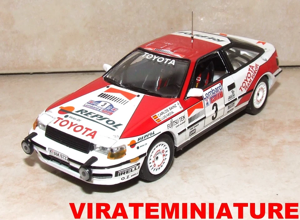 TOYOTA CELICA GT4 2° RAC RALLYE 1989 COLLECTION CARLOS SAINZ IXO ALTAYA AU 1/43 - Photo 1/1