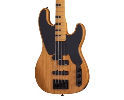 Schecter Model-T Session Bass Guitar - Aged Natural Satin - Open Box - Image 1 of 4