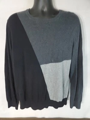 Express Sweater Men's Size XL Pullover Crewneck Colorblock Lightweight  - Image 1 of 4