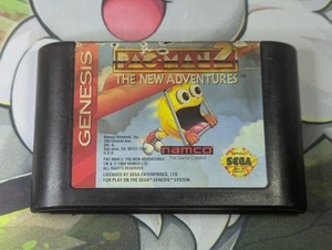 Sega Genesis Pac-Man 2: The New Adventures Polished Contacts Tested Guaranteed - Picture 1 of 3