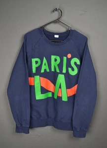 Clare V. Paris LA Sweatshirt - Navy/Green/Bright Poppy / S - Picture 1 of 8