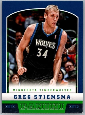 2012-13 Panini #273 Greg Stiemsma RC Minnesota Timberwolves - Image 1 of 2