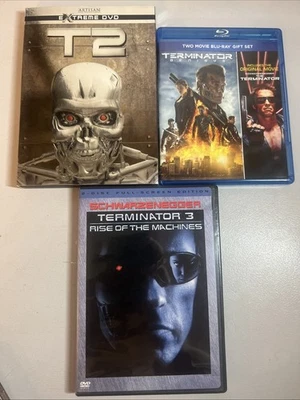 Terminator BluRay & DVD Lotof3–T2 Judgment Day, Genisys+1 & Rise of the Machines - Image 1 of 4
