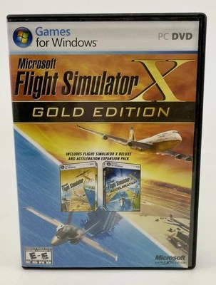 Microsoft Flight Simulator X Gold Edition PC Windows w/Acceleration Expansion - Image 1 of 4