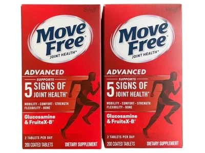 Schiff Move Free Advanced Glucosamine & FruiteX-B, 200 comprimidos (400 unidades), 26/06 Foto 1 de 3