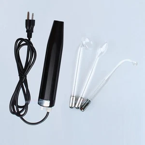 High Frequency Facial Machine 3 Glass Wands Violet Orange Ray Skin Care Device - Picture 1 of 12