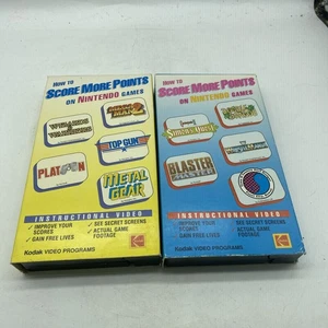 How To Score More Points On Nintendo Games Kodak VHS Tapes - Set of 2 11 - Picture 1 of 7