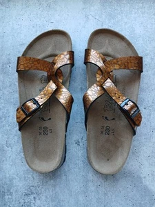 Birkenstock Birki's Sylt 36 3,5 230 L5 03 7Y Sandalen Metallic Orange Copper - Bild 1 von 3