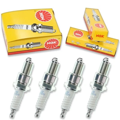 4 pcs NGK Standard Spark Plugs for 1977-1982 Porsche 924 2.0L L4 - Engine kg - Image 1 of 4