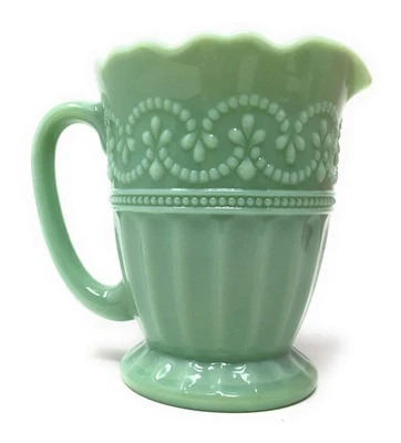 The Pioneer Woman Timeless Beauty Jade Pitcher Elegant Design with Floral Pat... - Image 1 of 4