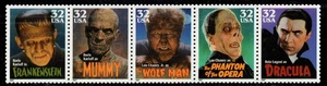 Scott 3168-3172 32¢ Classic Movie Monsters MNH Kostenloser Versand in den USA!!! - Bild 1 von 1