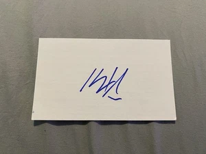 Kyle Hudson Baltimore Orioles Baseball Signed Index Card MLB - Picture 1 of 1