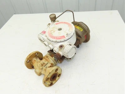 Válvula de control de diafragma Flowserve Kammer 0350P2 1" con posicionador Logix 3200IQ Foto 1 de 4