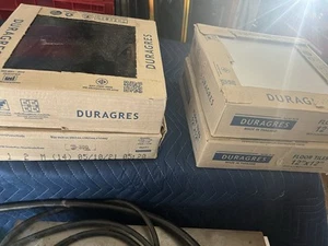 Duragres floor tiles Black (3 Boxes) White (3 Boxes) 12x12” 9 Sq.Ft. Per Box - Picture 1 of 4