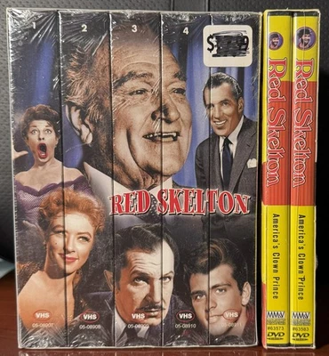 Red Skelton Greatest Comedy Shows 5-Pack VHS & 2-Pack DVD - New, Sealed - Image 1 of 2