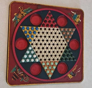 Gioco da tavolo vintage Ranger Steel Products scacchi cinesi - con biglie - Foto 1 di 13