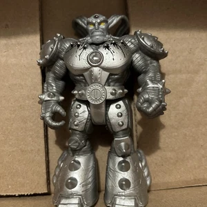Spin Master Monster Jam Max D Maximus Action Figure Robot 5' inch Silver Plat - Picture 1 of 4
