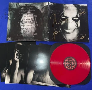 HAND SIGNED Avartar Dance Devil LP RECORD AUTOGRAPHED by BAND RED COLOR VINYL - Picture 1 of 3