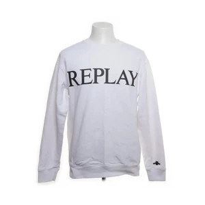 Replay, Sweatshirt, Größe: M, Weiß, Baumwolle, Print, Sweat, Herren #4Zk - Bild 1 von 5