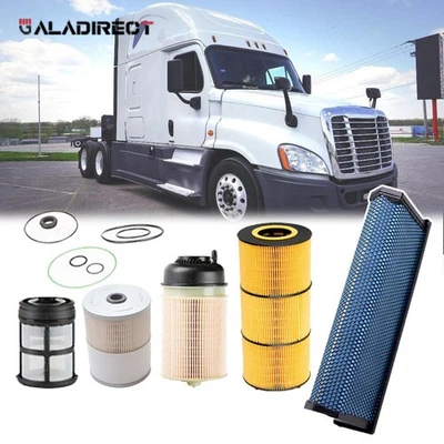 Kit de filtro de aire del motor para Freightliner Cascadia DD Series DD13 DD15 DD16 Foto 1 de 4