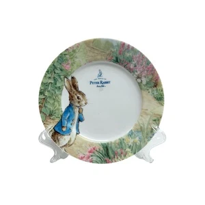 (1) SALAD DESSERT PLATE Zrike, Beatrix Potter, Peter Rabbit Easter, 8", New - Picture 1 of 3